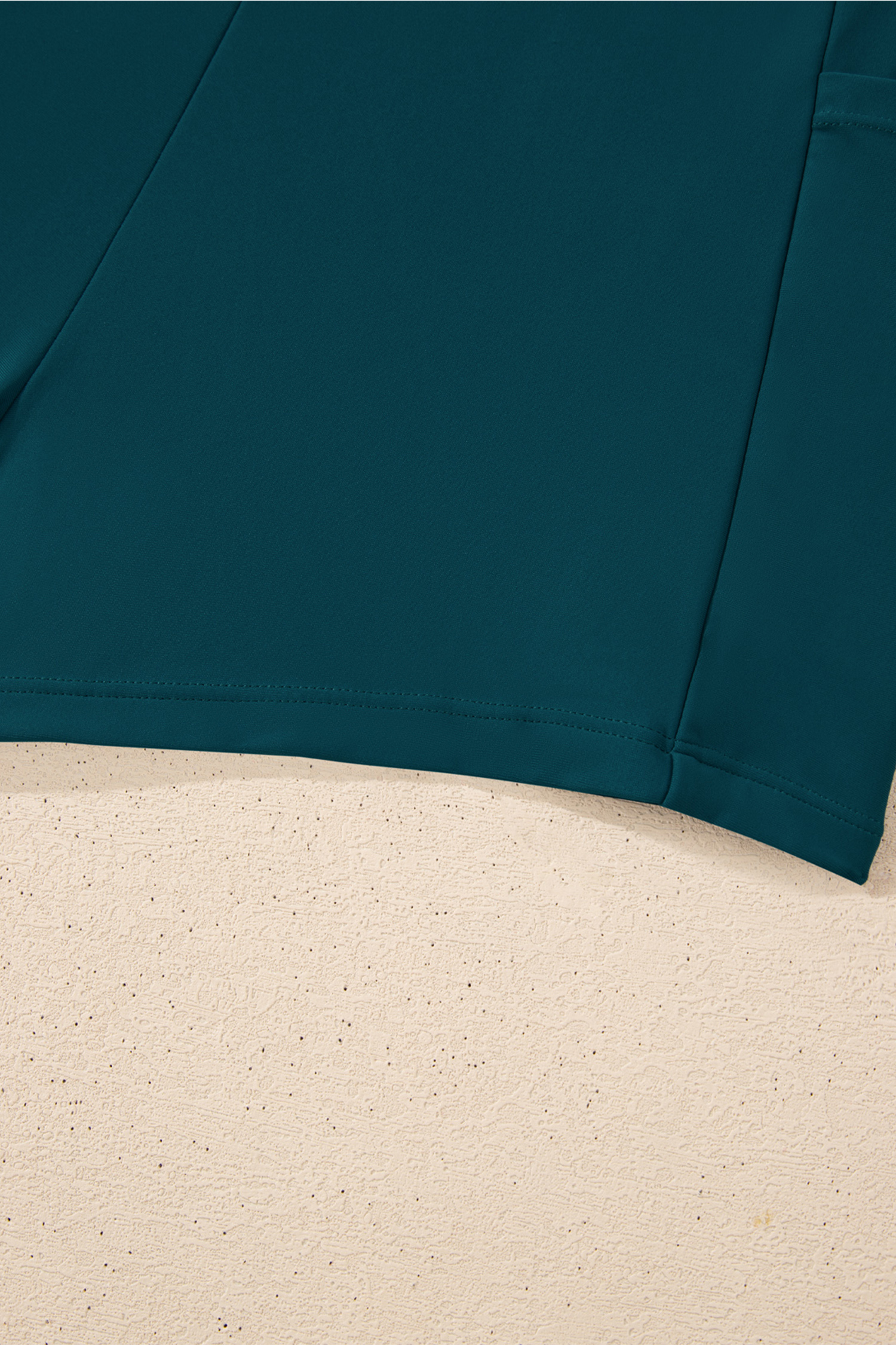 Bright Pink Contrast Edge Ruffled High Waist One Piece Swim Dress