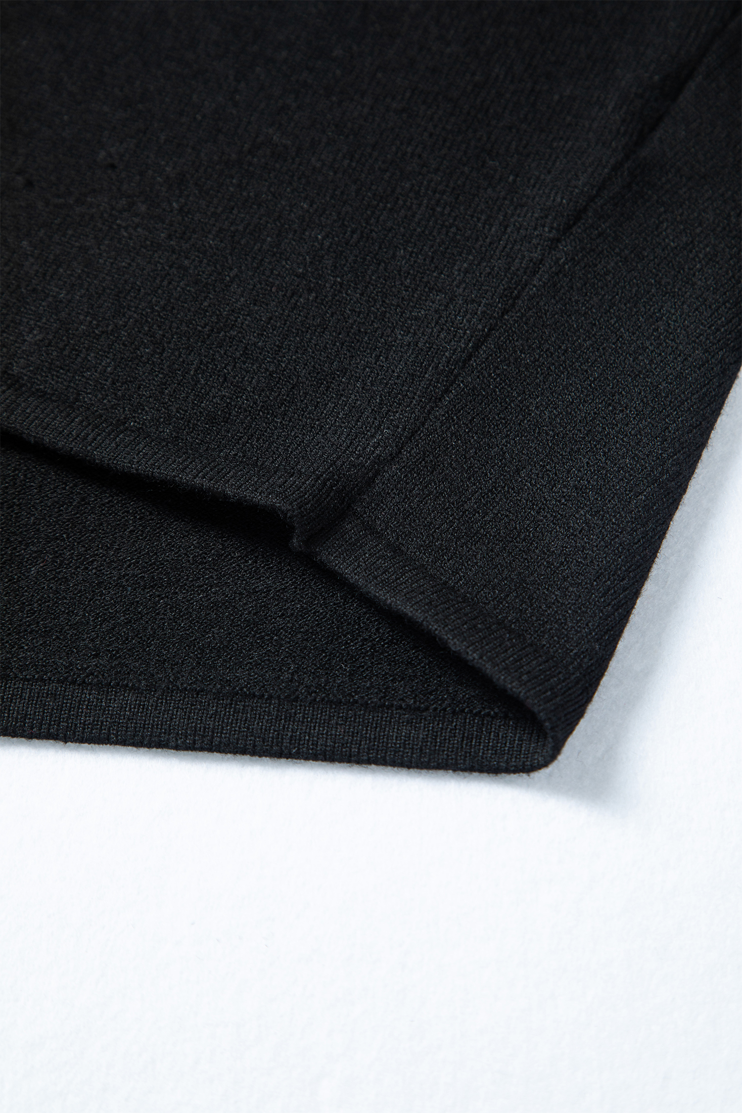 Black Asymmetric Neck Batwing Sleeve Shift Mini Sweater Dress