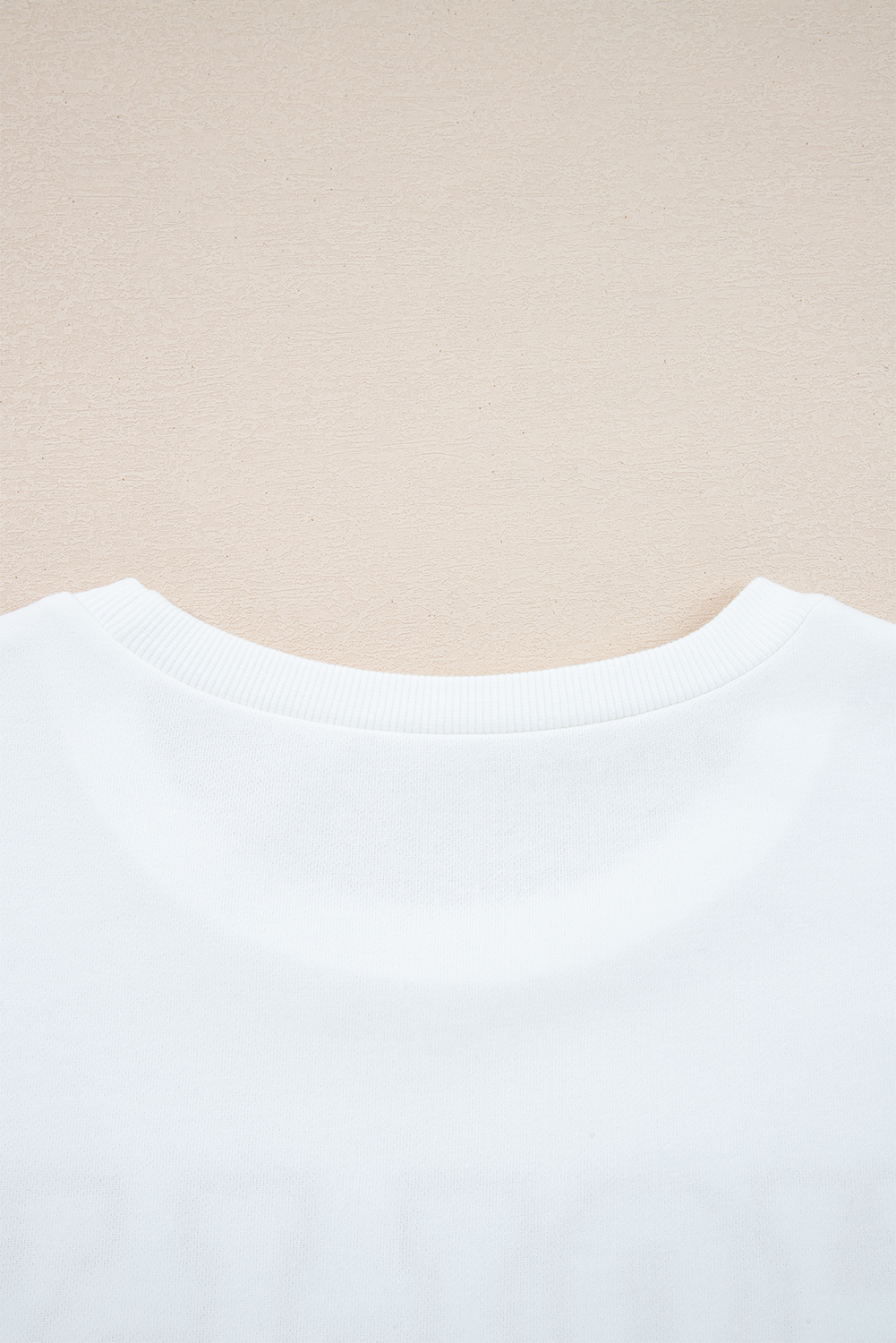 White HOLLY JOLLY Embroidered Graphic Pullover Sweatshirt