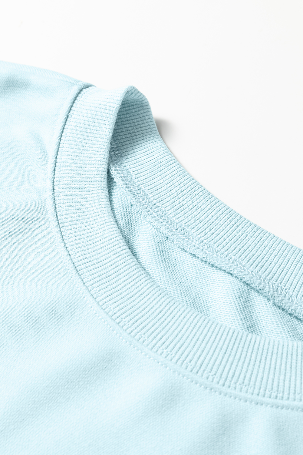 Bright Green Drop Shoulder Puff Sleeve Crop Pullover Drawstring Wide Leg Pants Set