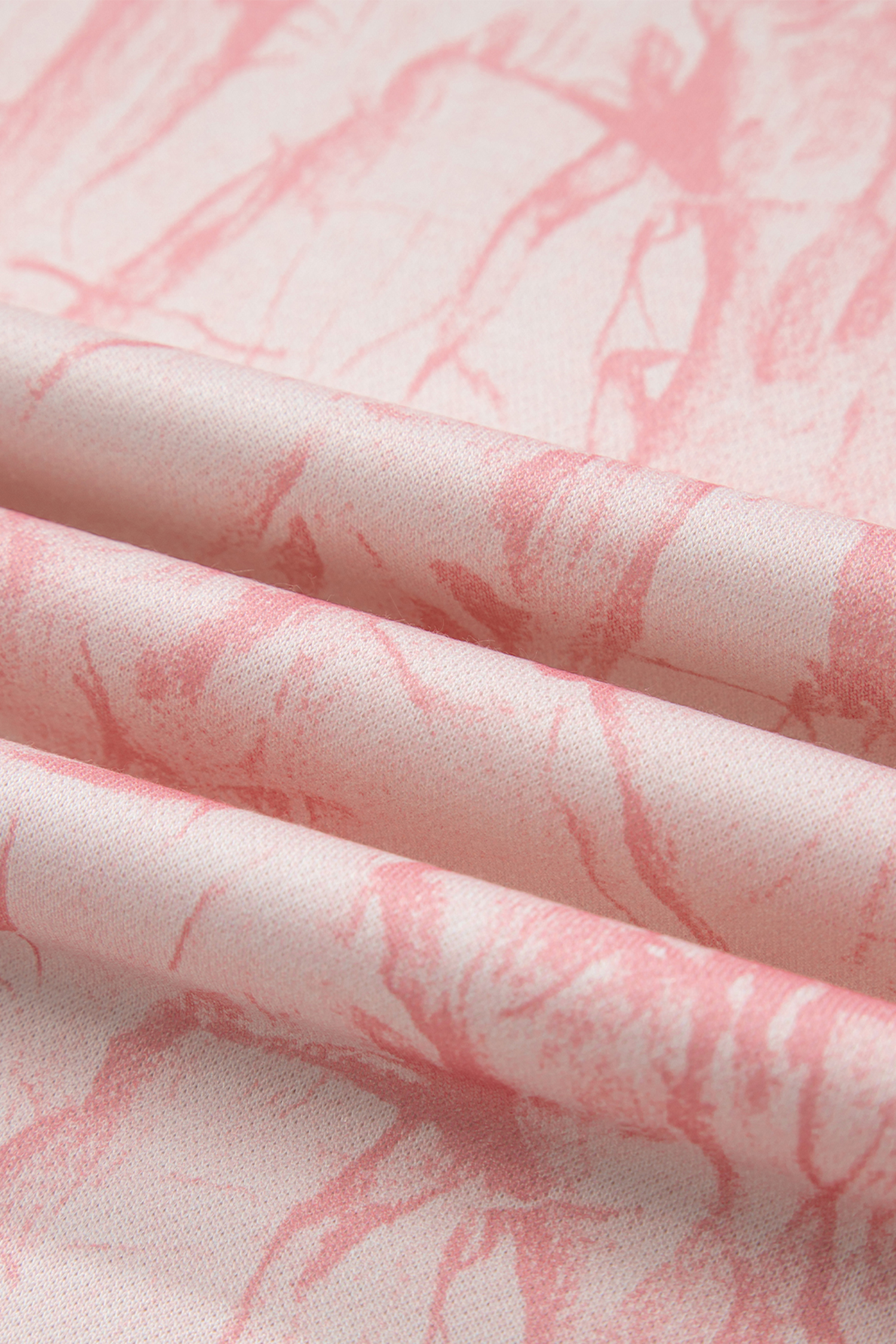 Beige Camo Print Baggy Drawstring Jogger Sweatpants