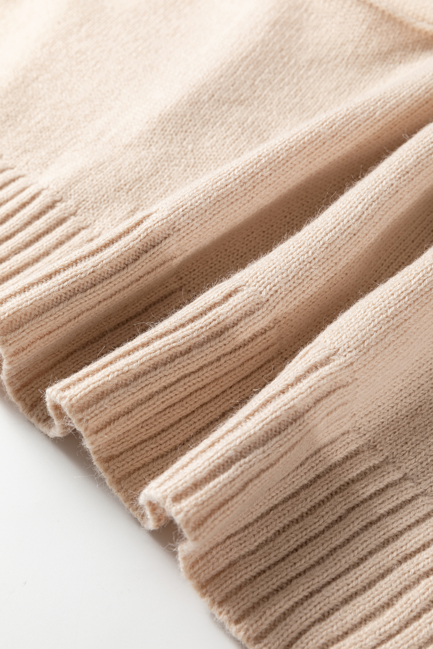 Dark Brown Ribbed Deep V Neckline Front Pocketed Loose Tunic Sweater Vest