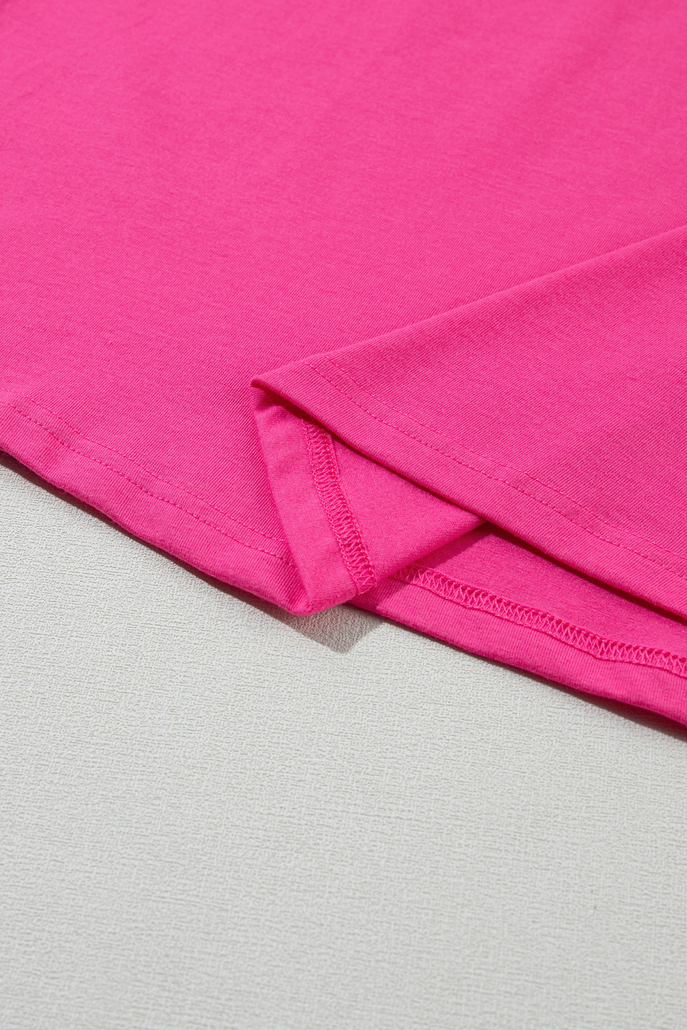 Khaki Casual Plain Crew Neck Tee