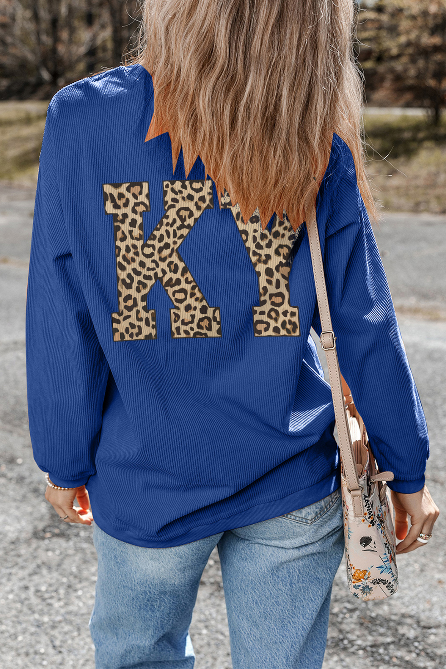 Green Camouflage KENTUCKY Crew Neck Summer Top