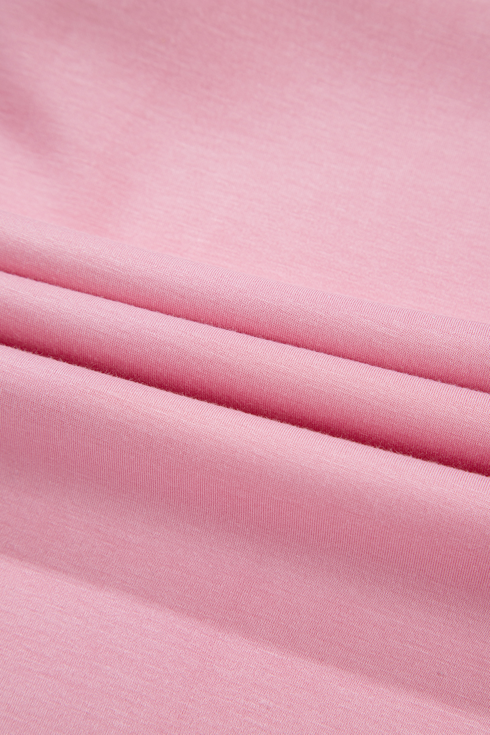 Pink Bow Applique Half Sleeve T-shirt