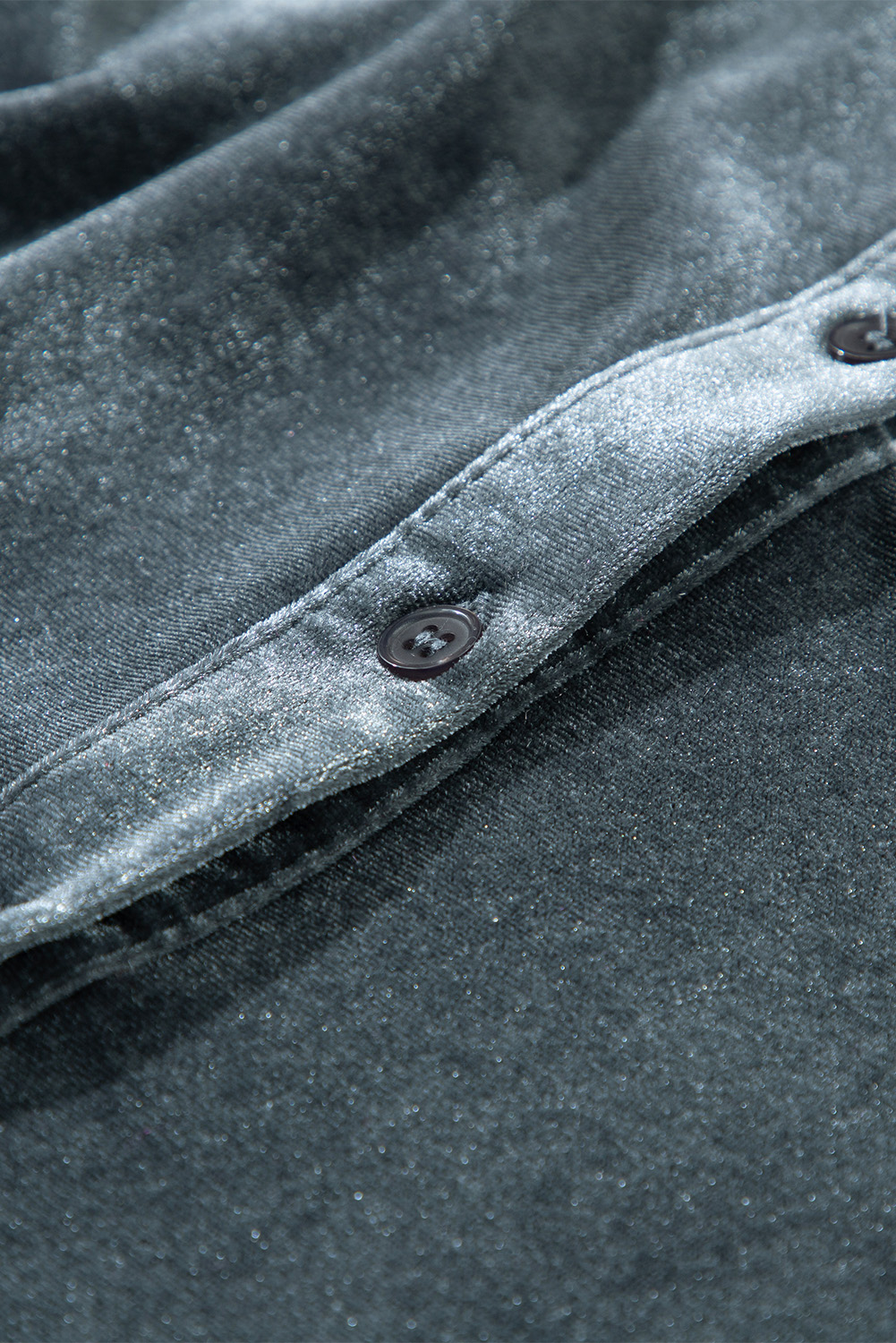 Burgundy 3/4 Sleeve Tunic Babydoll Velvet Shirt