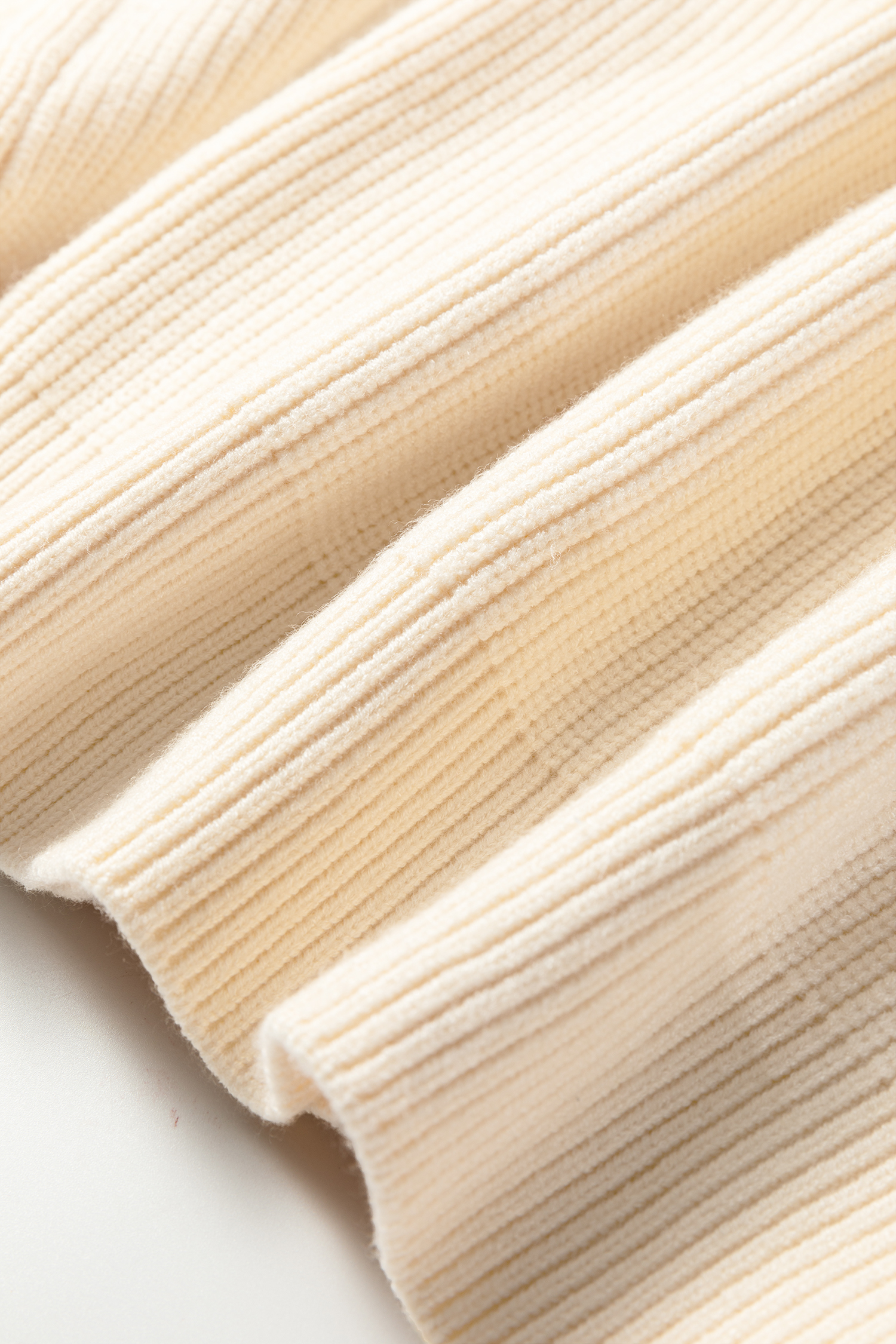 Black Ribbed Knit Ribbon Knot Backless Drop Shoulder Sweater