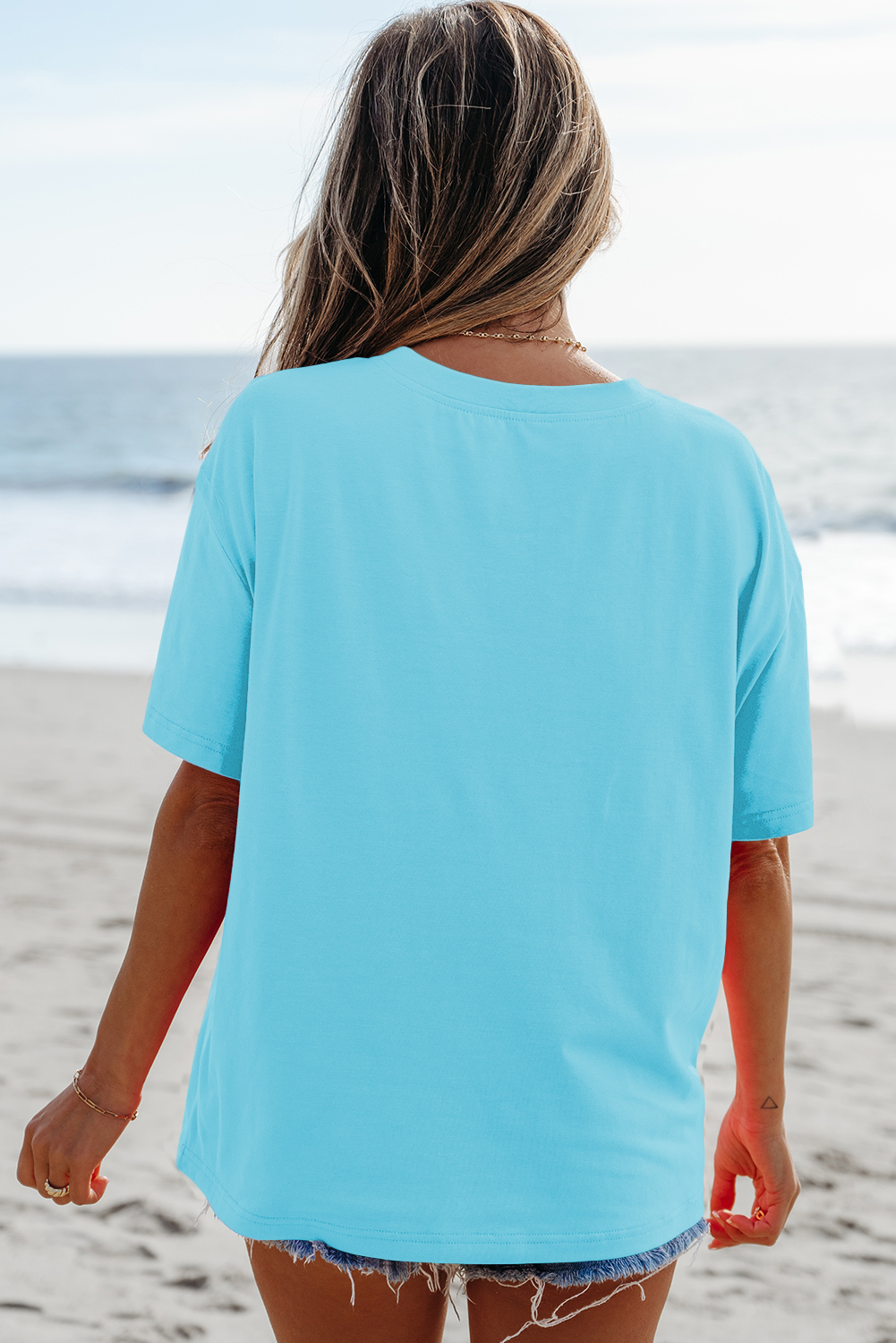 Black MAMA Letter Graphic Neon T Shirt