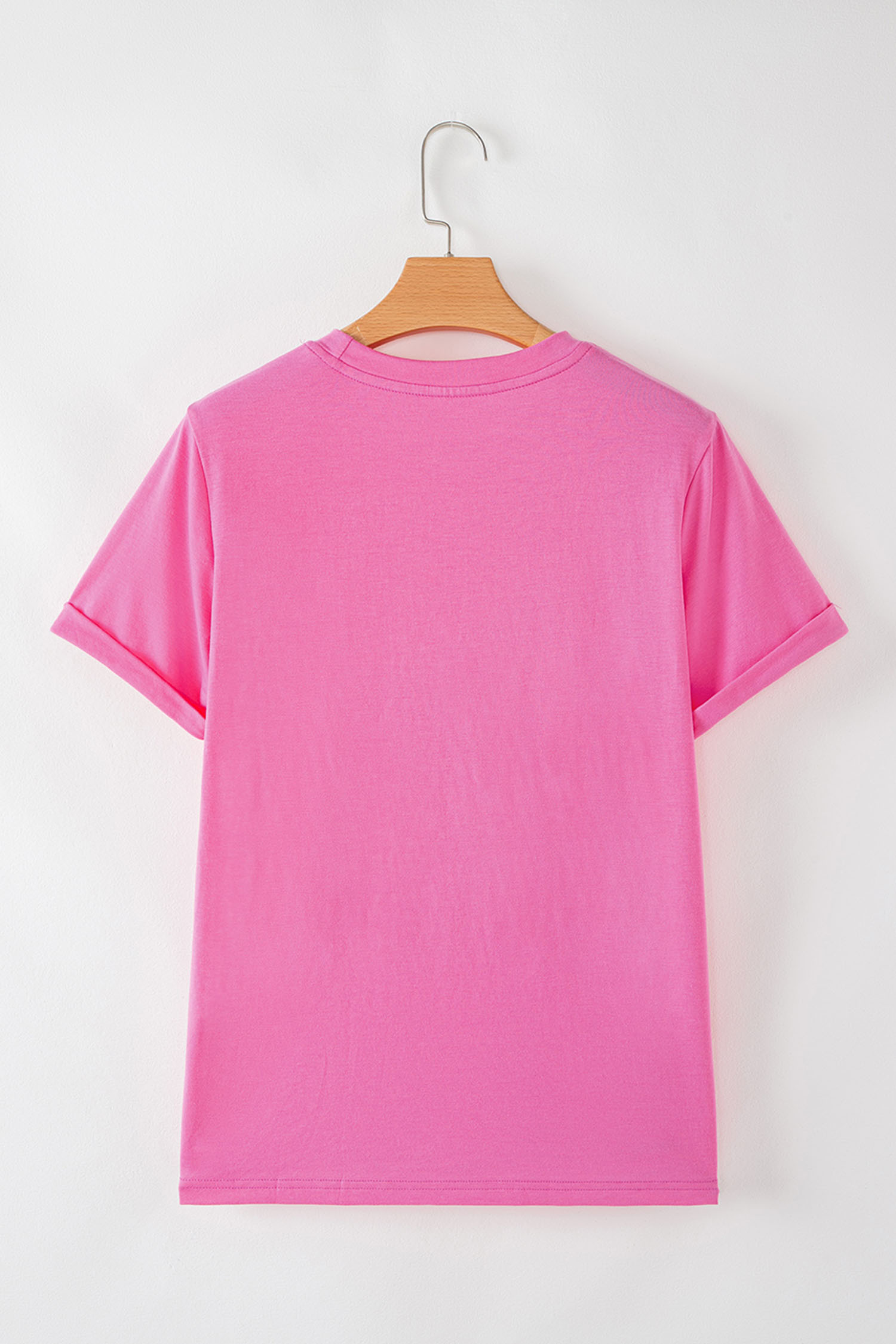 Sachet Pink Sequined XOXO Graphic Valentine T Shirt