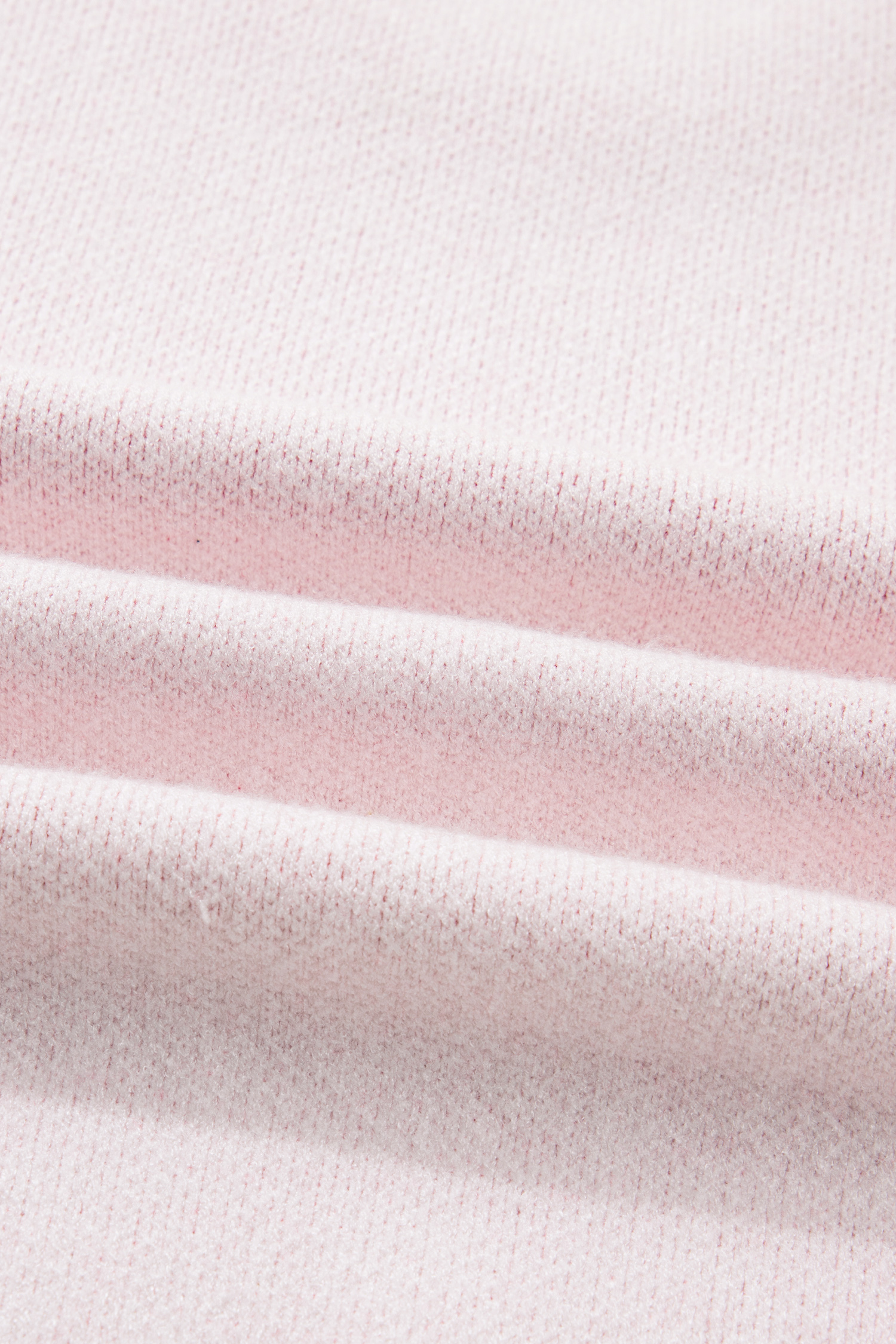 White Cherry Pattern Drop Shoulder Sweater