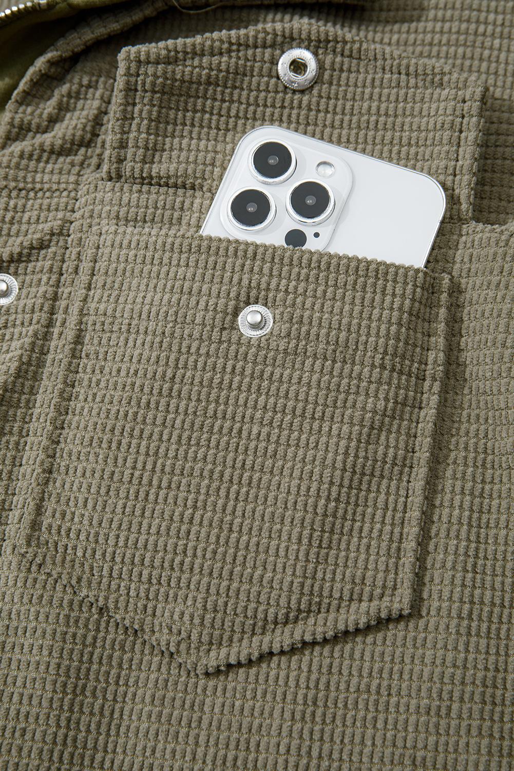 Sail Blue 2 in 1 Thermal Knit Textured Hooded Jacket