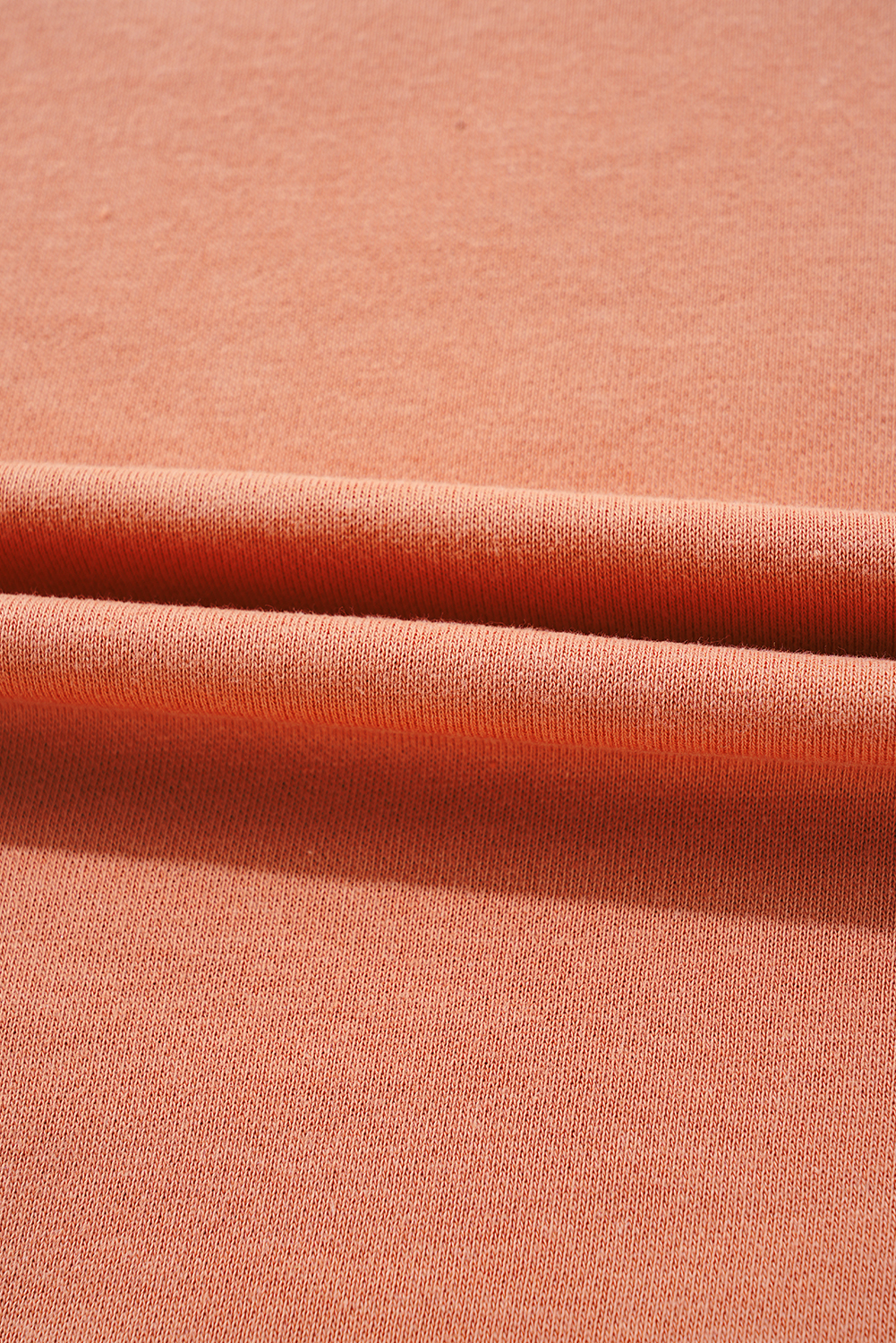 Beige Flower Patch Graphic Exposed Seam Wide Sleeve Top