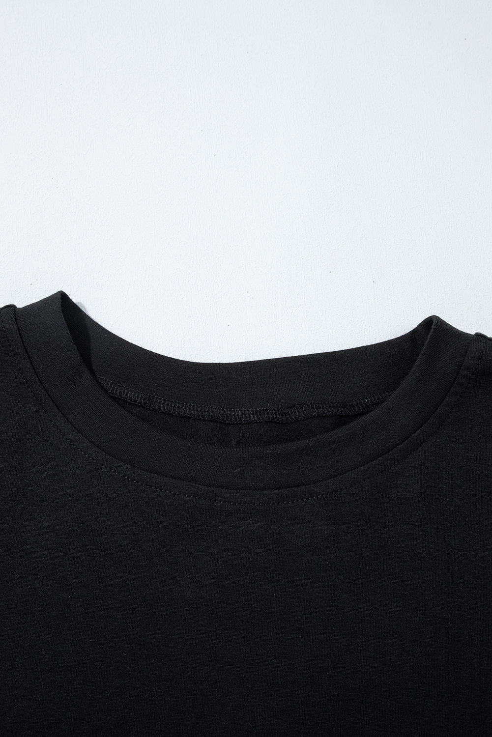 Black MAMA Letter Graphic Neon T Shirt