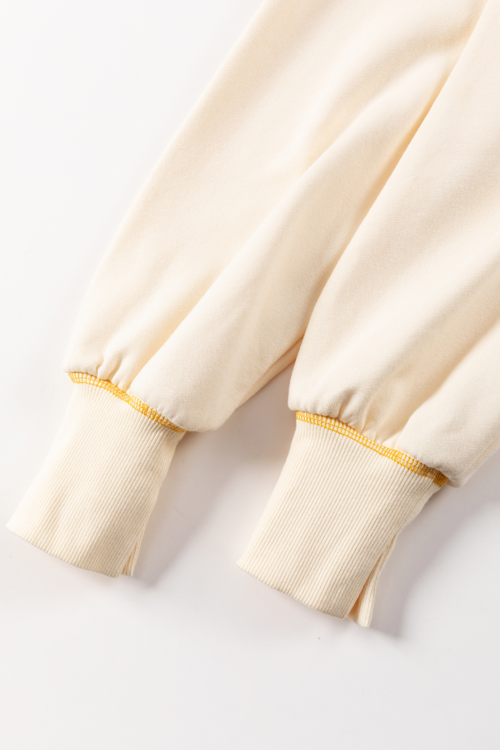 Contrast Stitching Split Baggy Sweatshirt