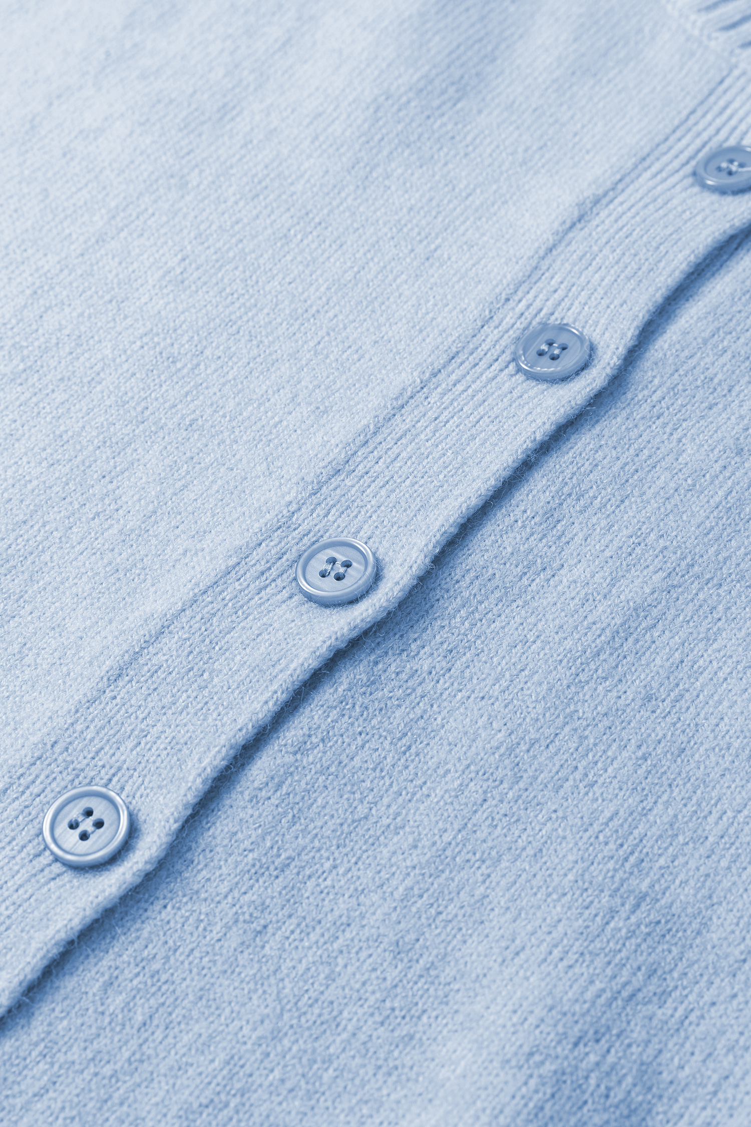 Lavendula 3/4 Sleeve Boxy Knit Button Down Sweater Cardigan