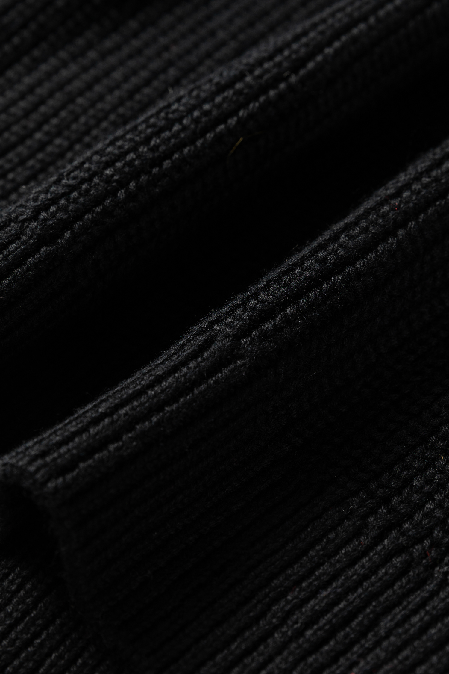 Black Contrast Striped Trim V Neck Drop Shoulder Sweater