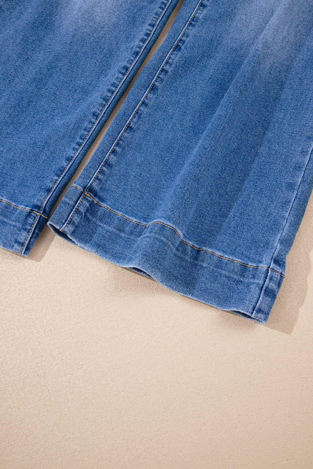 Breen Cropped High Rise Wide Leg Jeans