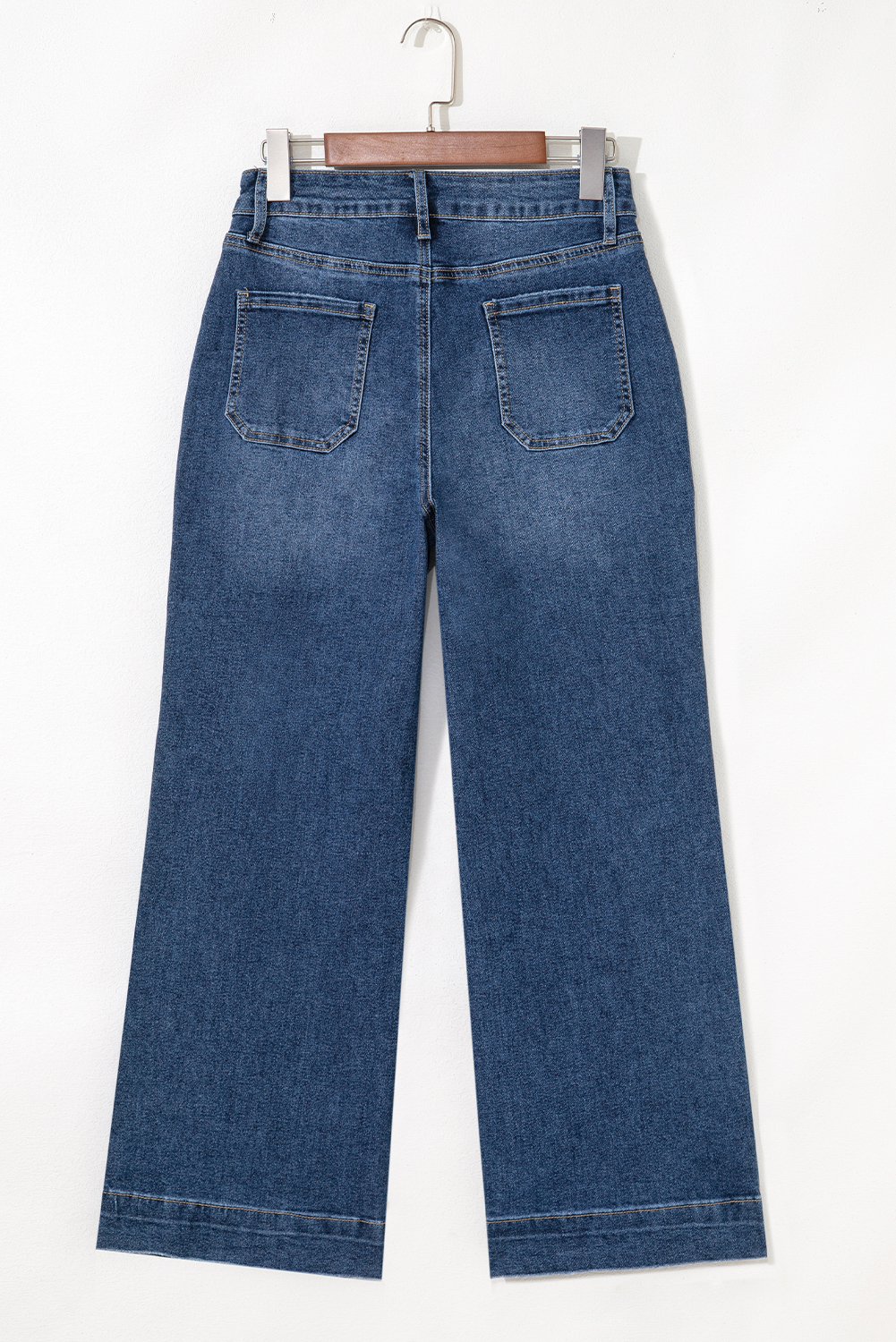 Breen Cropped High Rise Wide Leg Jeans