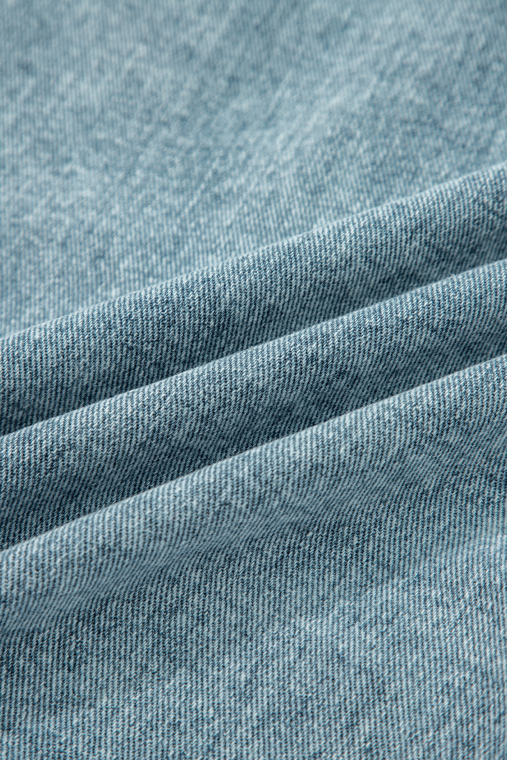 Myosotis Button Flap Pocket Frayed Detail Denim Vest