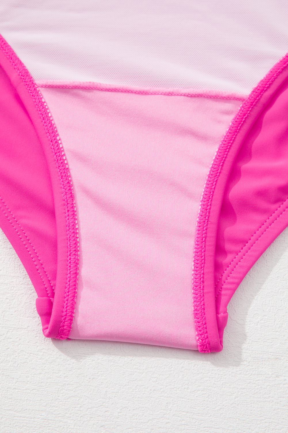 Dearlovers Rose Red Square Neck Knotted Shoulder Open Back One Piece Swimsuit