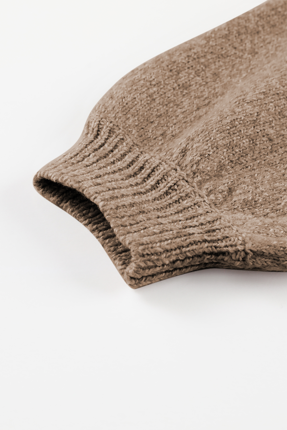 Sky Blue Eyelet Pattern Detail V Neck Drop Shoulder Sweater