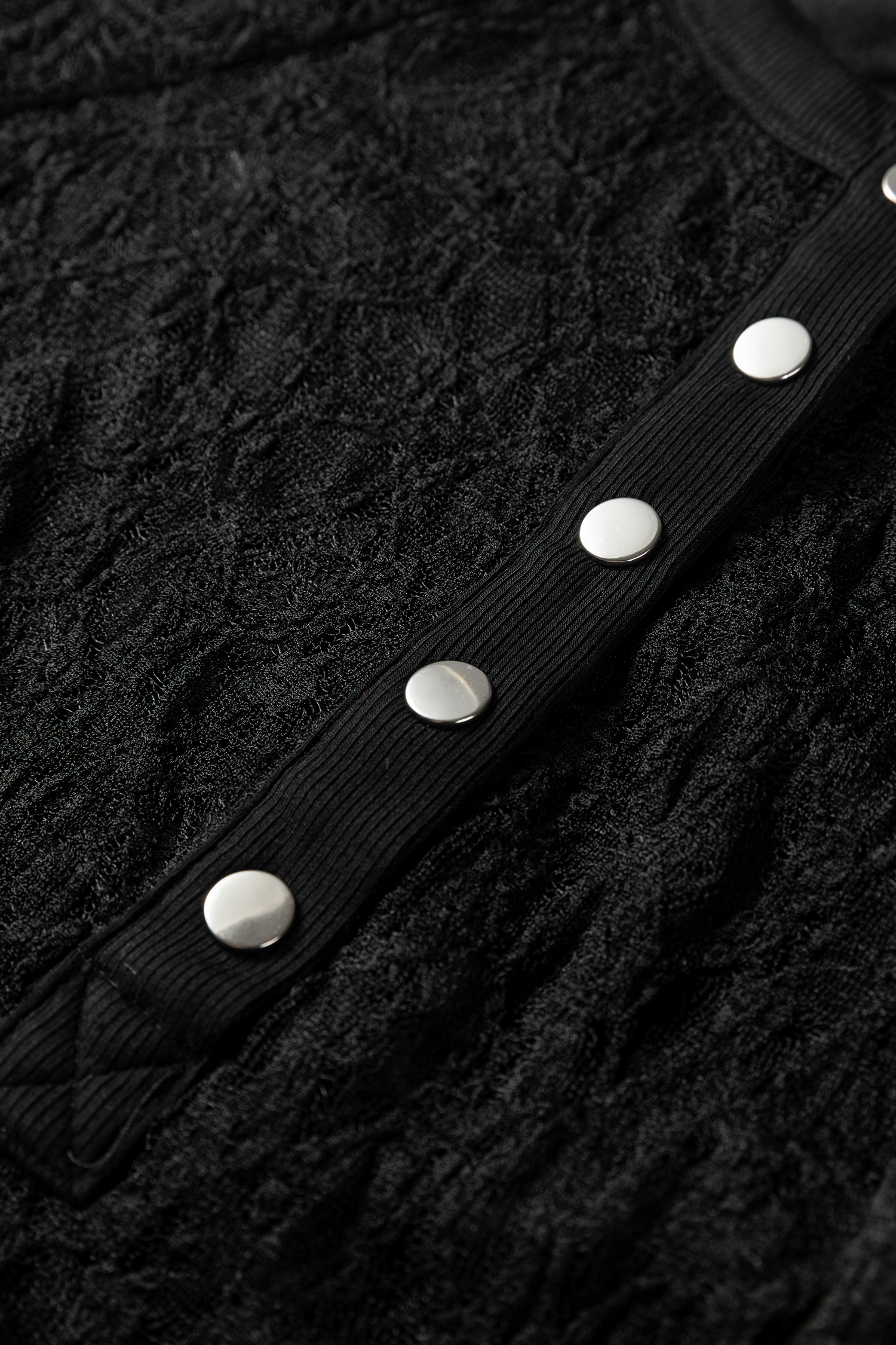 White Sheer Lace Long Sleeve Slim Henley Top