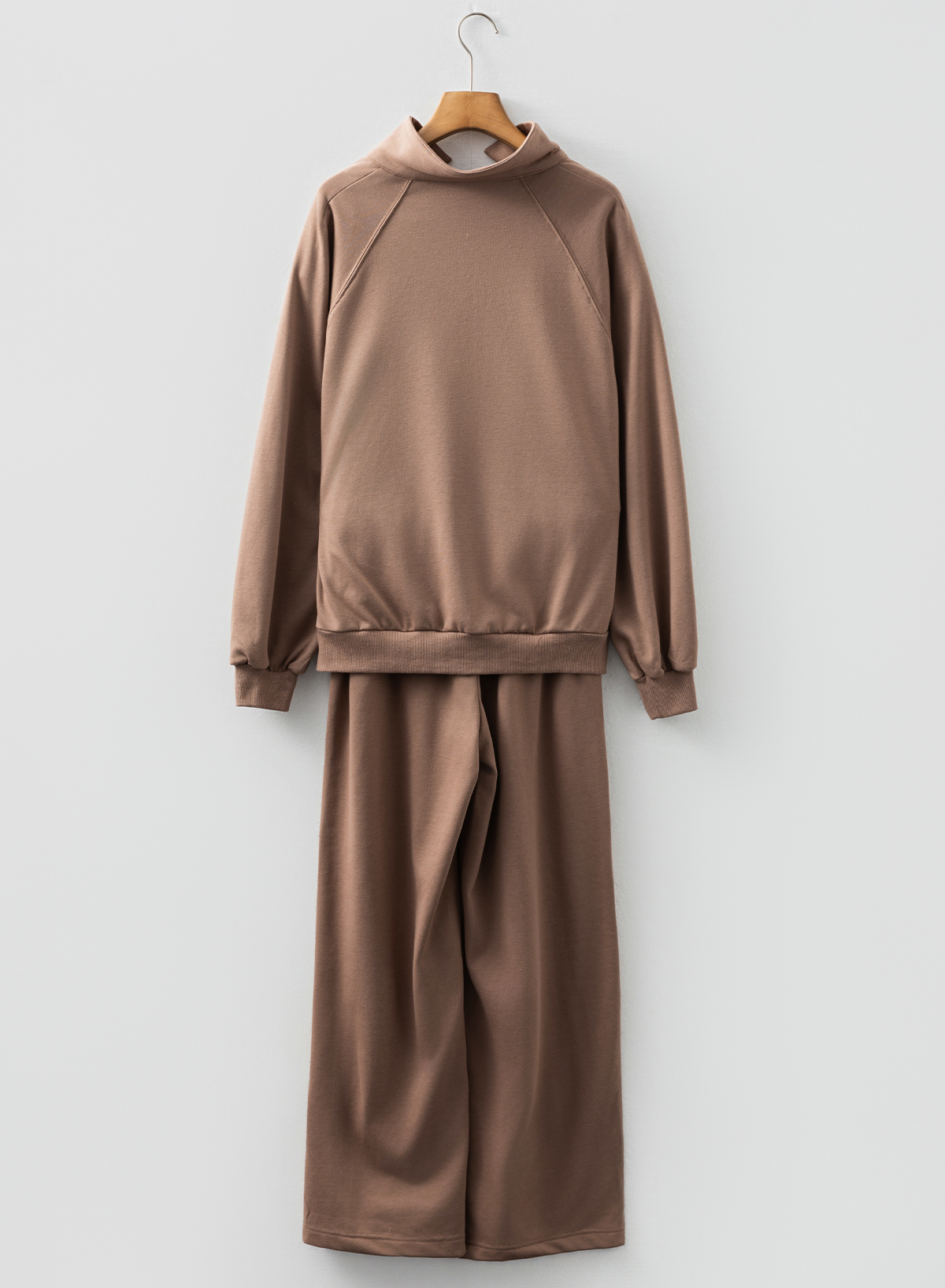 Light Grey Polo Tee Casual Pant Set