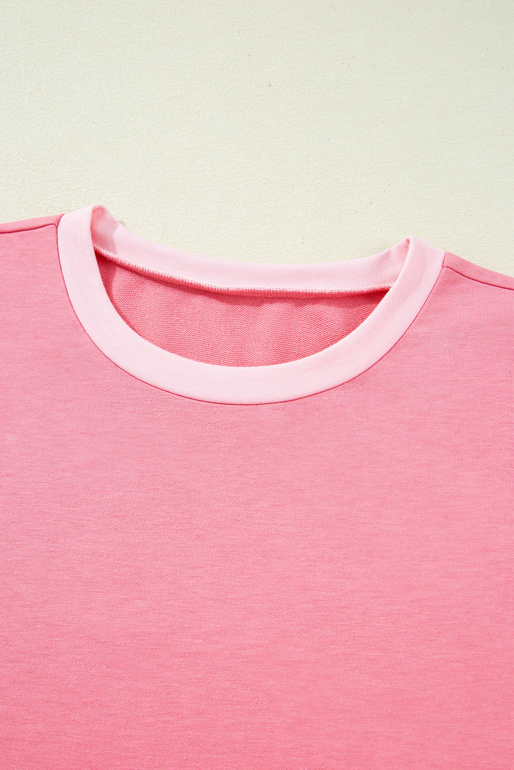 Smoke Green Half Sleeve Raw Seam High Low Side Split Top