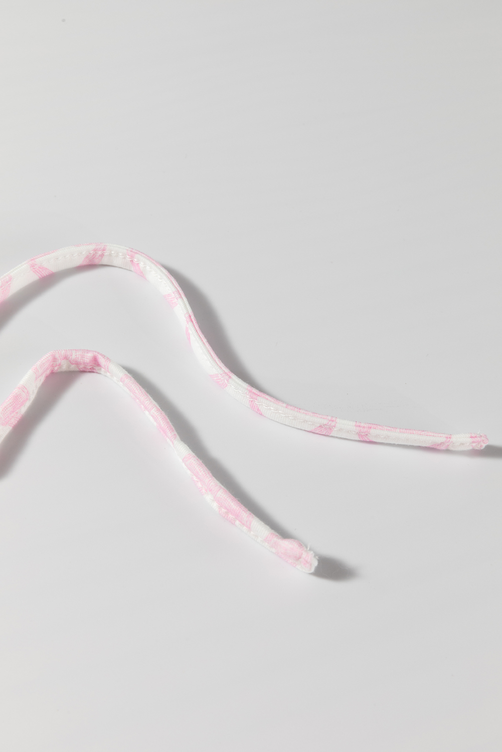 Pink Striped 3/4 Sleeve Drop Shoulder Top