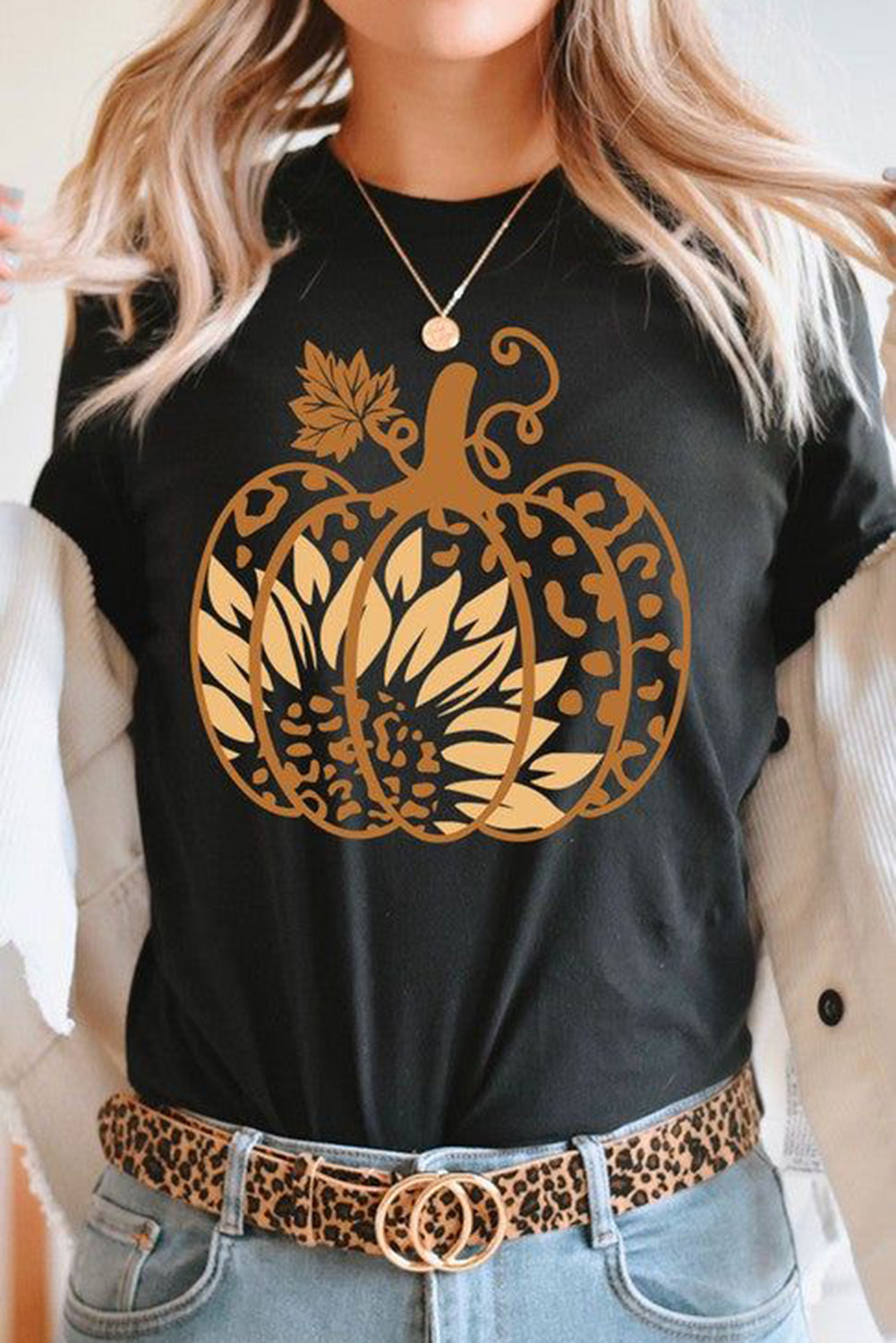 Gray American Rugby Football Graphic Casual T Shirt