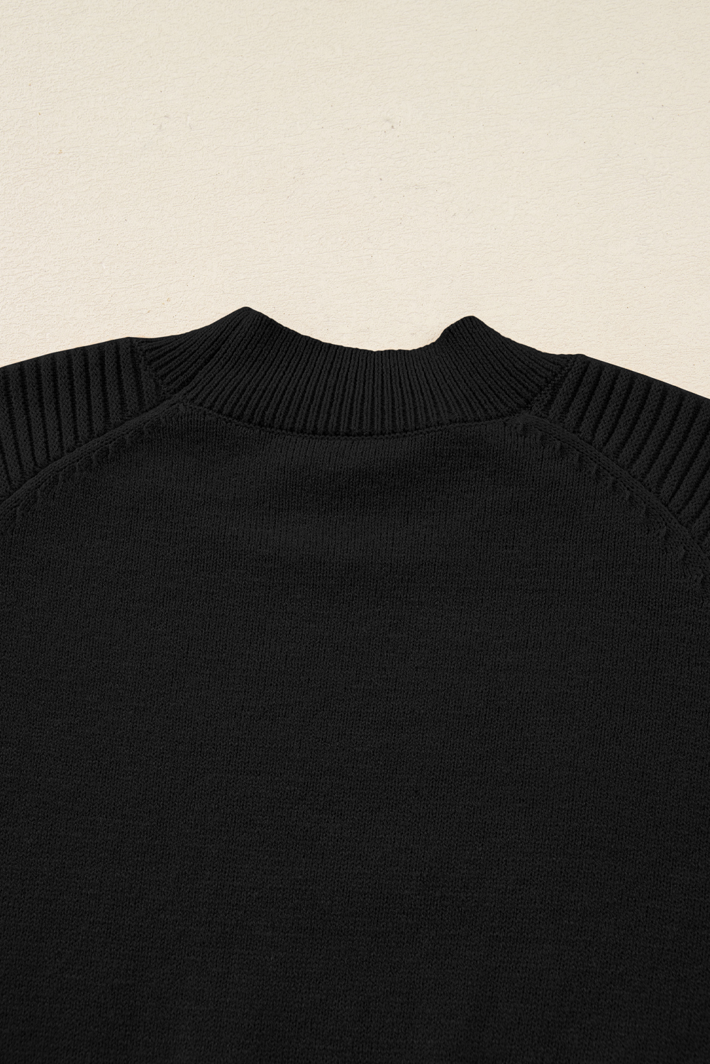 Smoke Gray High Neck Puff Sleeve Sweater Pleated Mini Skirt 2pcs Knitted Outfit