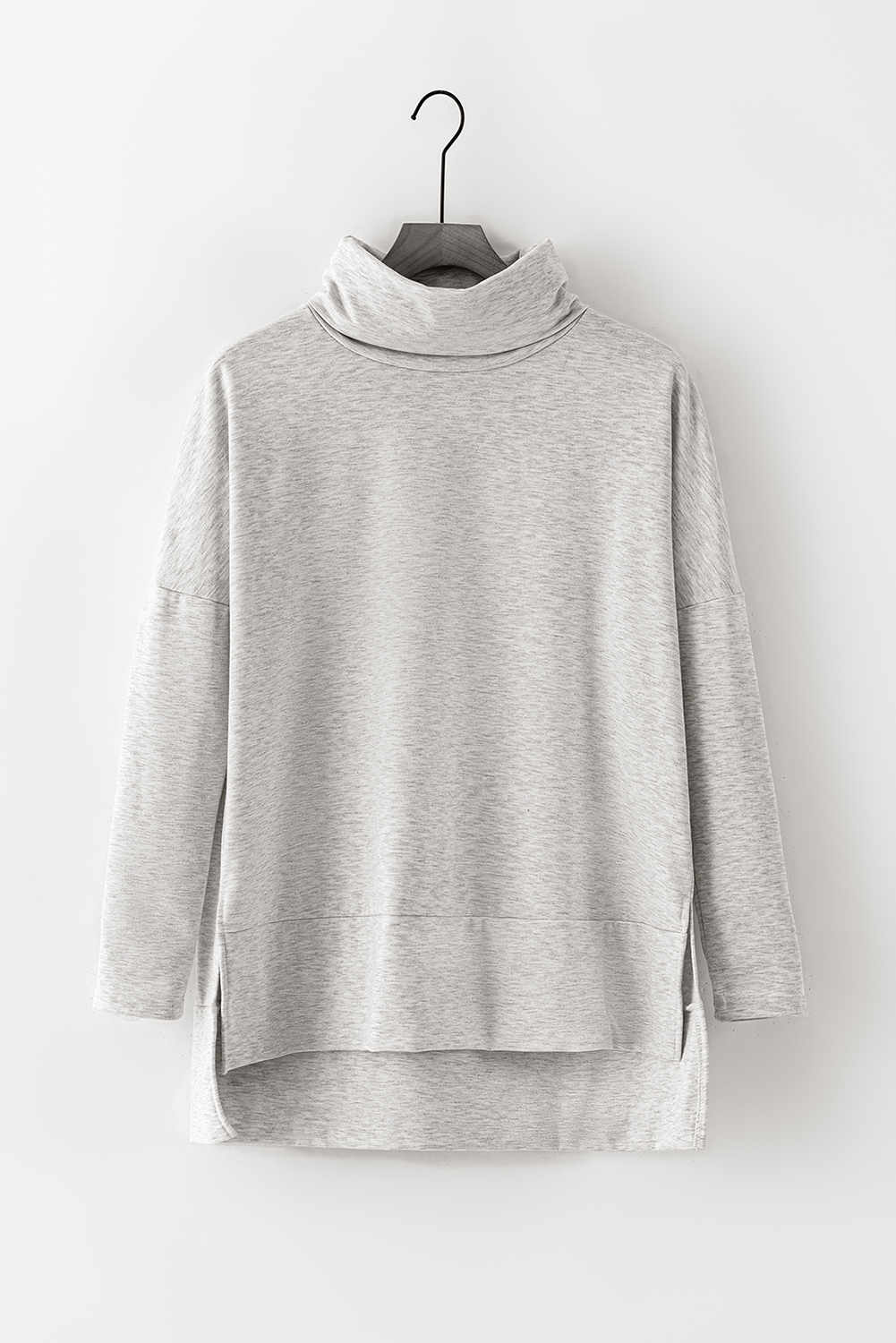 Jungle Green Cowl Neck Shift Tunic Top