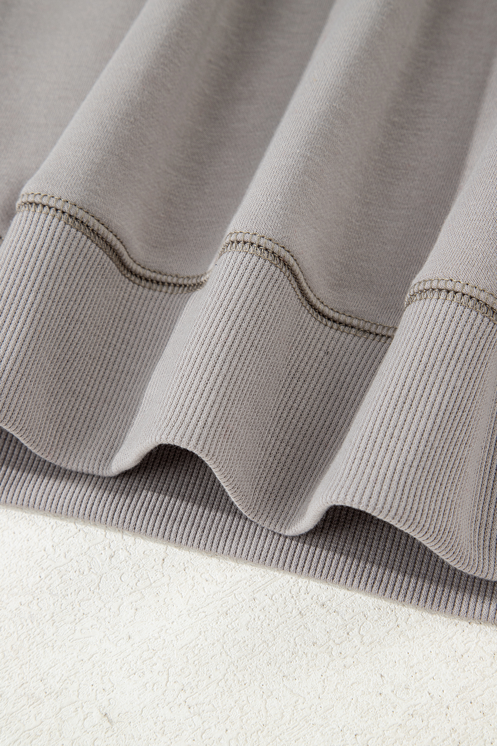 Parchment Aztec Embroidered Western V Neck Sweatshirt