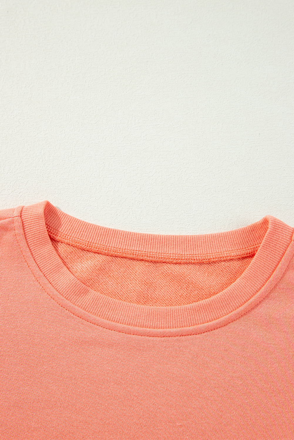 Moonlight Jade Rainbow Striped Sleeve Crew Neck Loose Sweatshirt