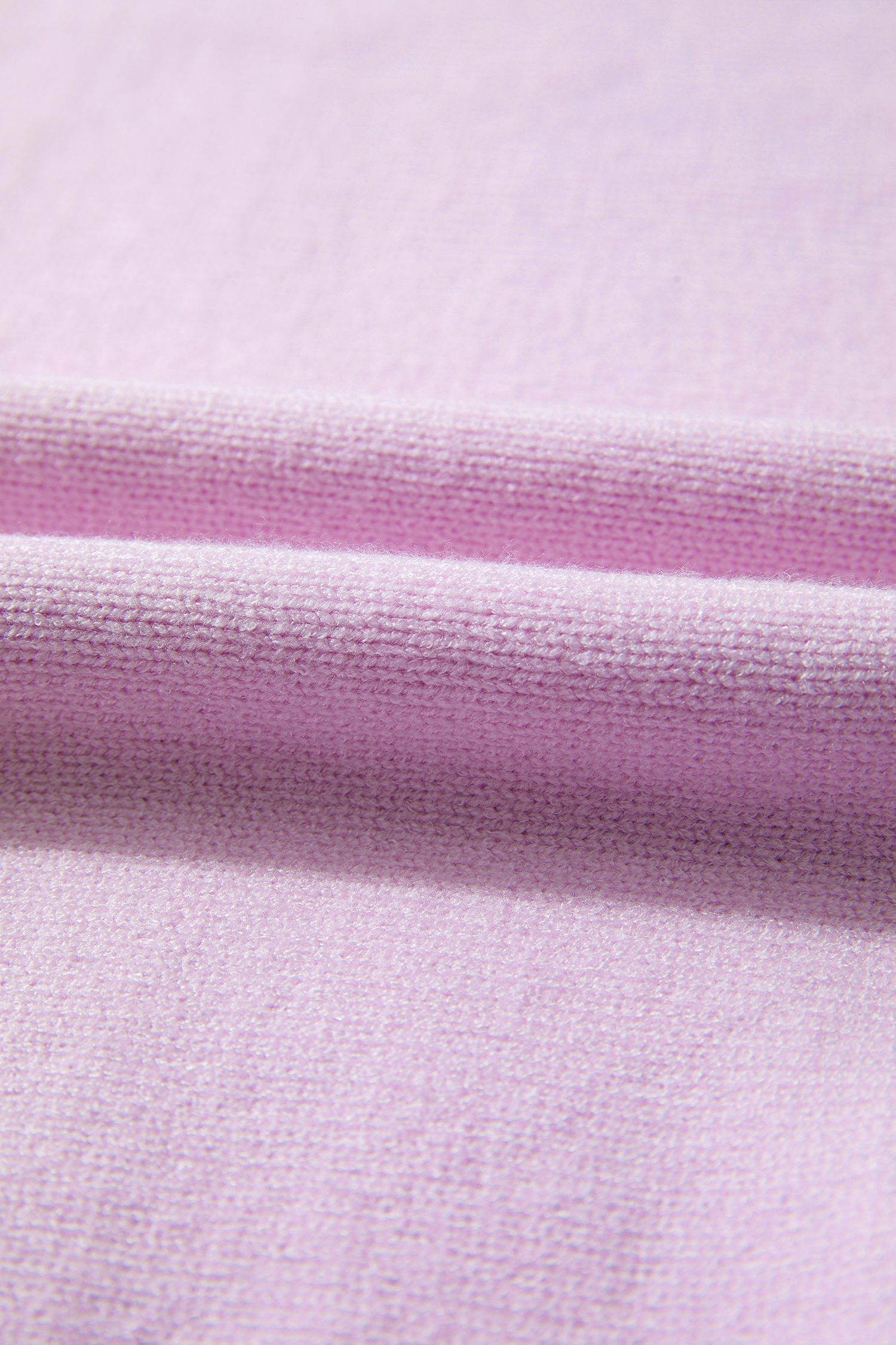 White Rainbow Stitching Balloon Sleeve Relaxed Sweater